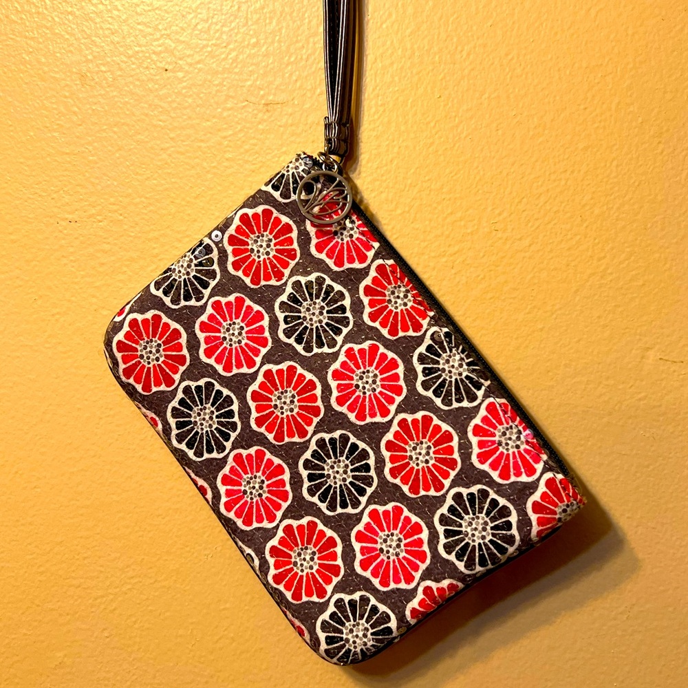 Vera Bradley Sequined Cherry Blossom Wristlet